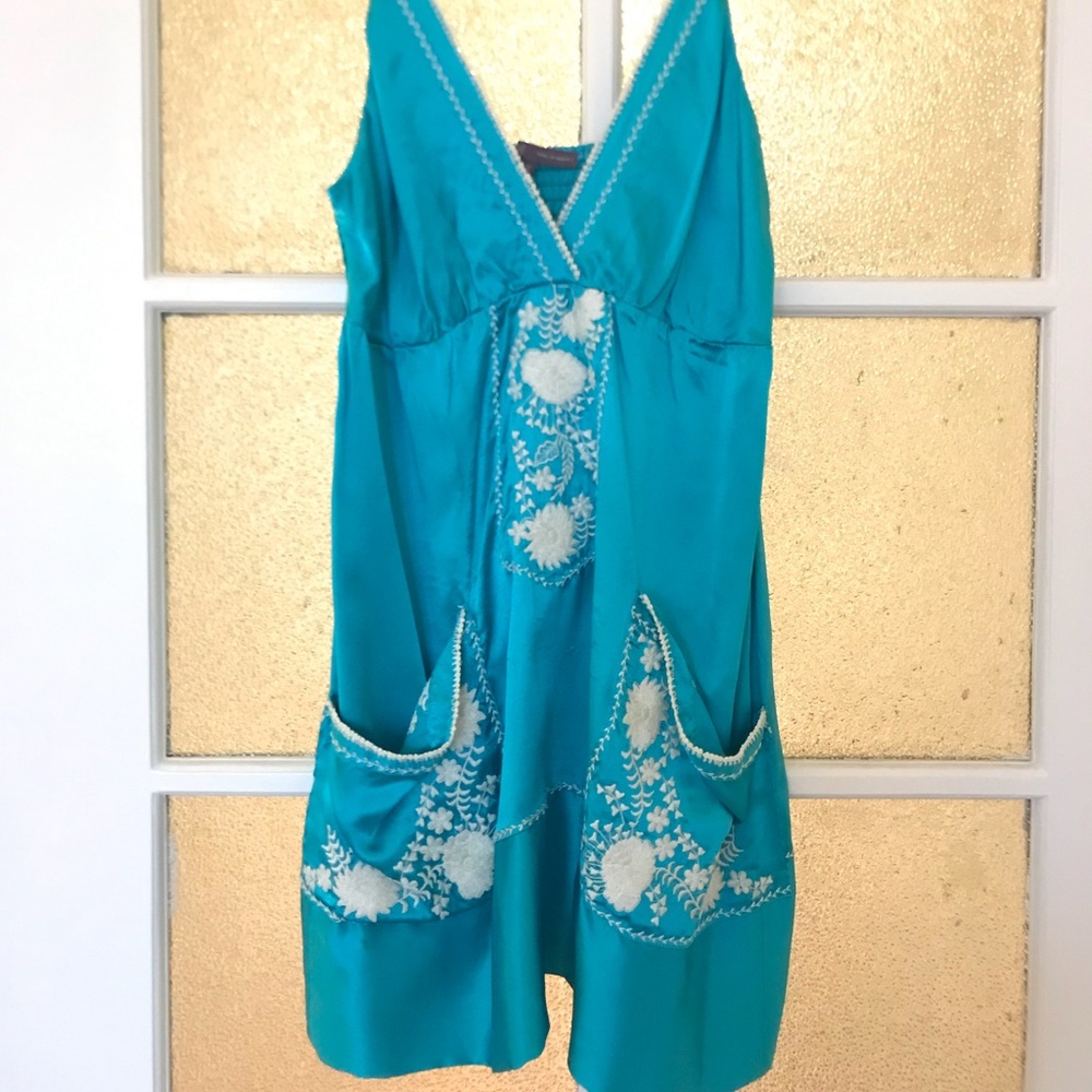 Hale Bob Silk Slip Dress